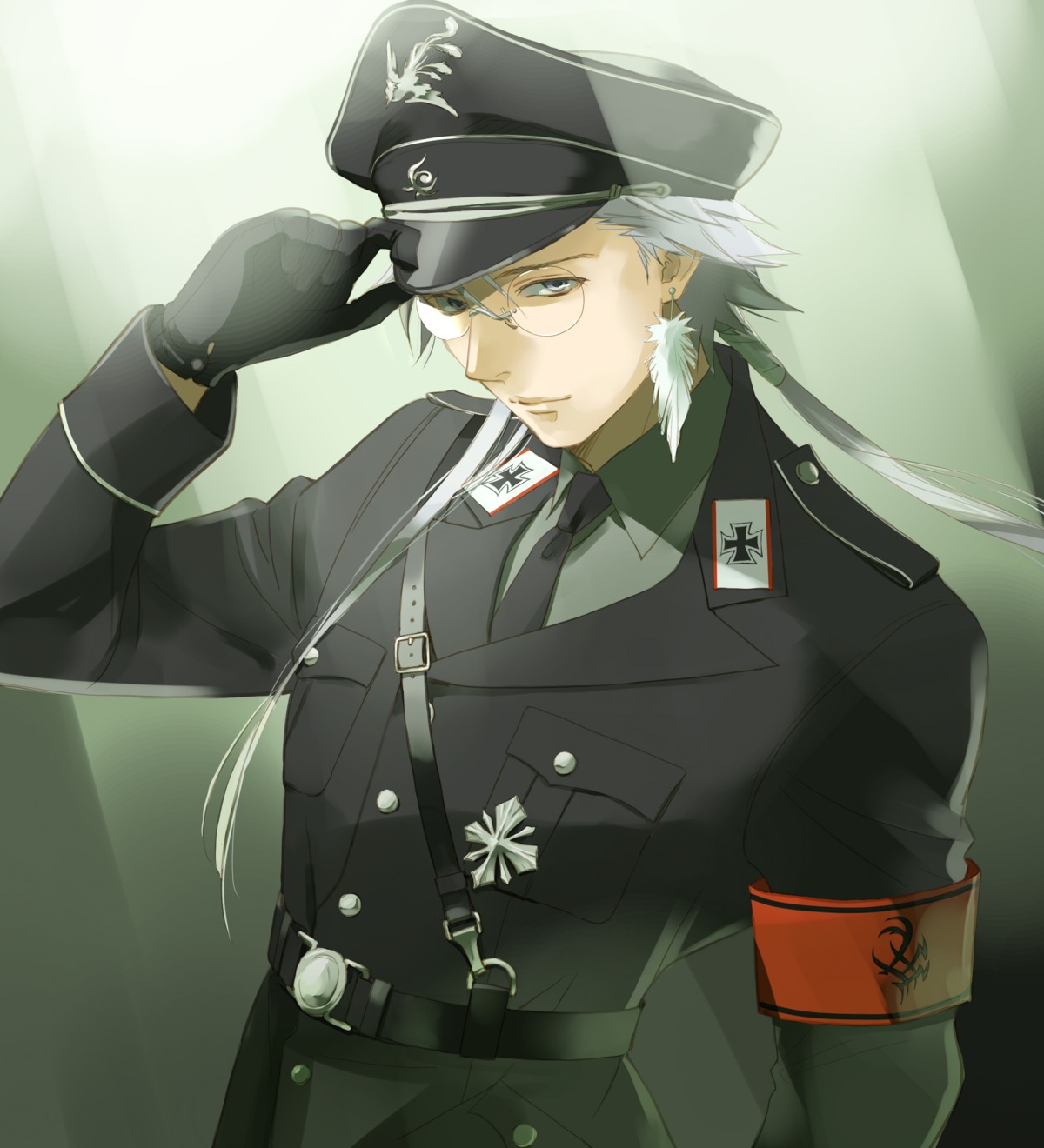 get_backers, male, megane, papillon10, toufuuin_saizou, uniform