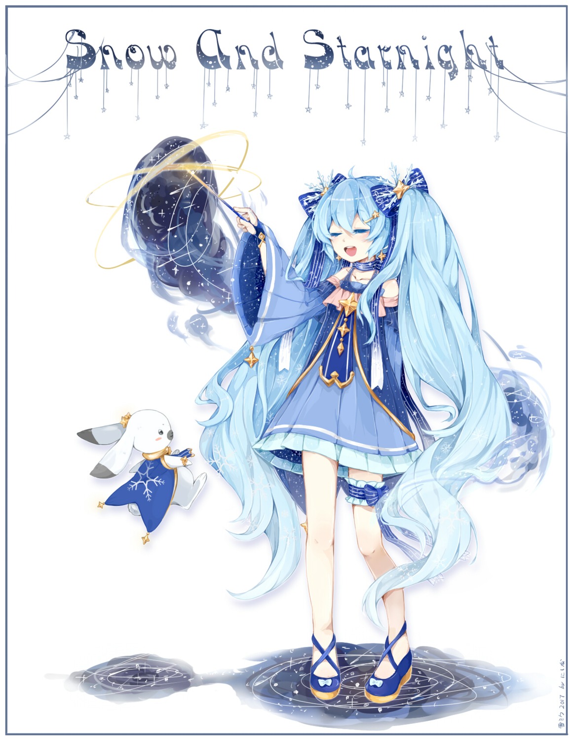 dress, garter, hatsune_miku, nishina_hima, vocaloid, weapon, yuki_miku