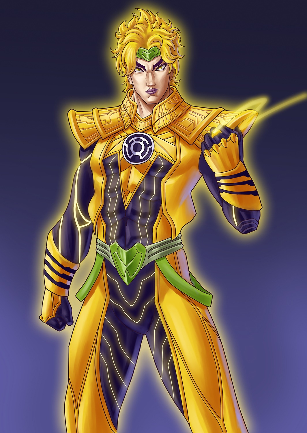 bodysuit, crossover, dio_brando, jojo_no_kimyou_na_bouken, jojo_no_kimyou_na_bouken_part_3:_stardust_crusaders, male, parody, tagme