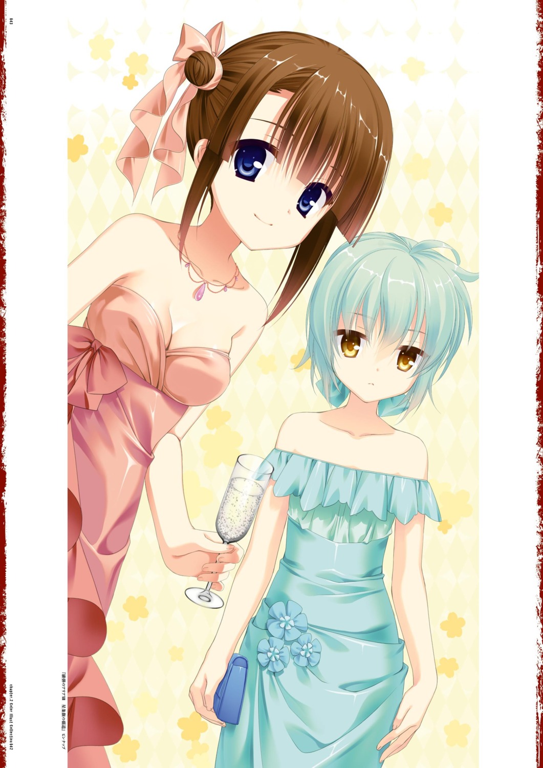 cleavage, digital_version, dress, hidan_no_aria, kobuichi, tooyama_kaname, yada_reki