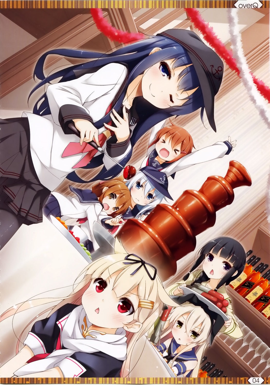 akatsuki_(kancolle), hibiki_(kancolle), ikazuchi_(kancolle), inazuma_(kancolle), kantai_collection, kitakami_(kancolle), pantyhose, seifuku
