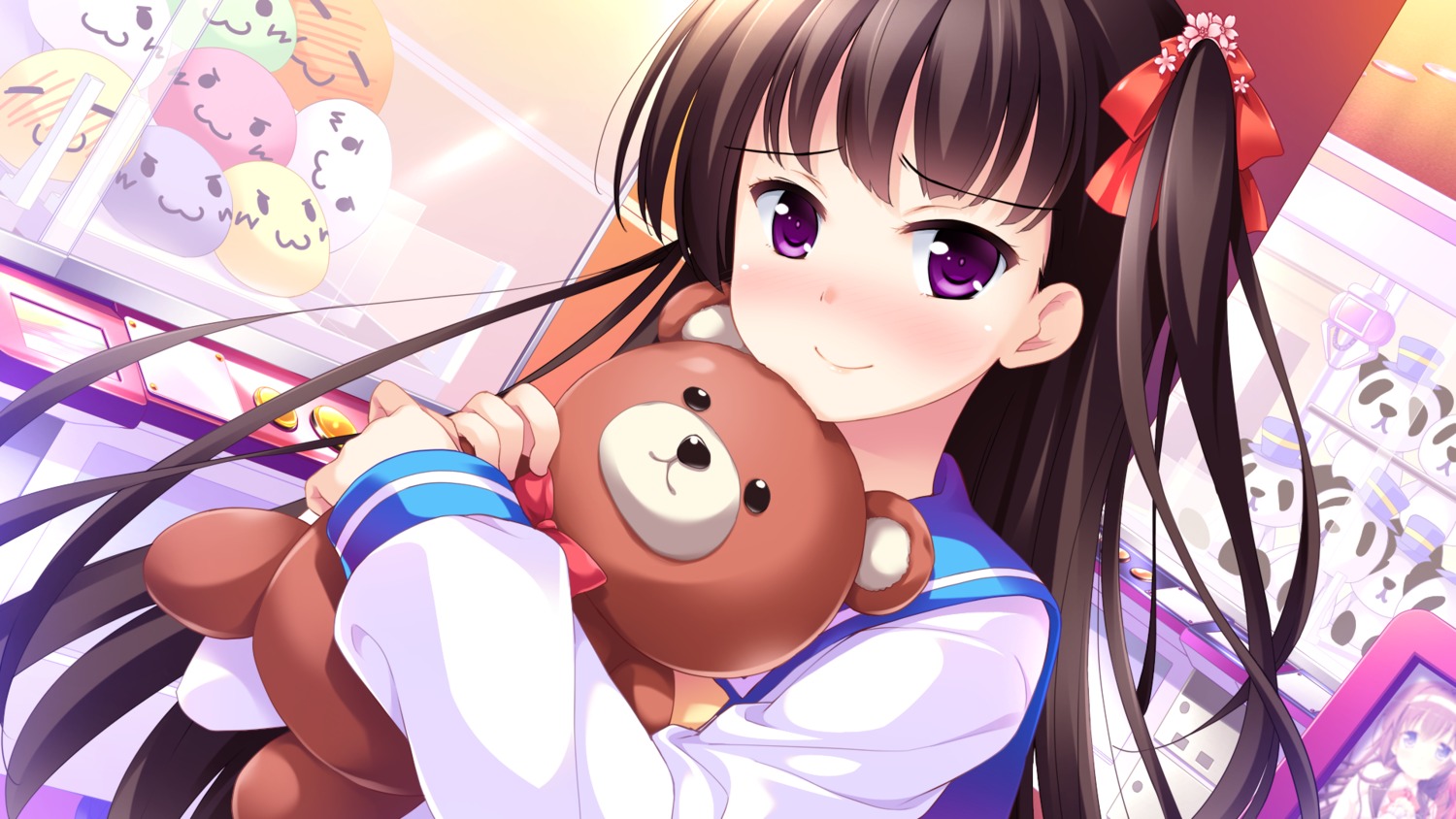 crossover, game_cg, ko~cha, manazuru_kazuha, nanase_meruchi, seifuku, seresutia_aria, unlucky_re:birth/reverse