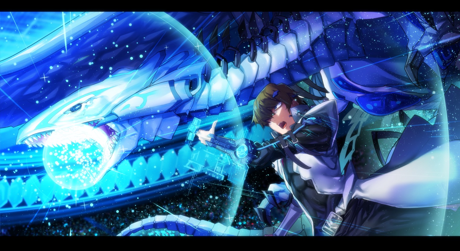 akagi_asahito, blue_eyes_white_dragon, kaiba_seto, male, yugioh