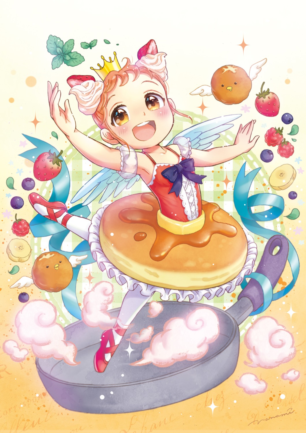 cream, nanami_tomorou, pantyhose, wings
