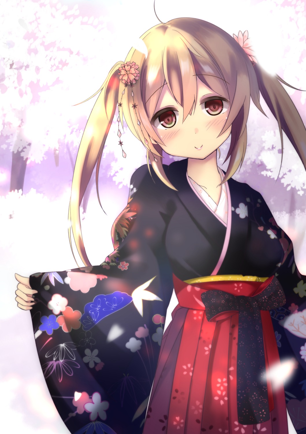 kantai_collection, kimono, murasame_(kancolle), purunyara