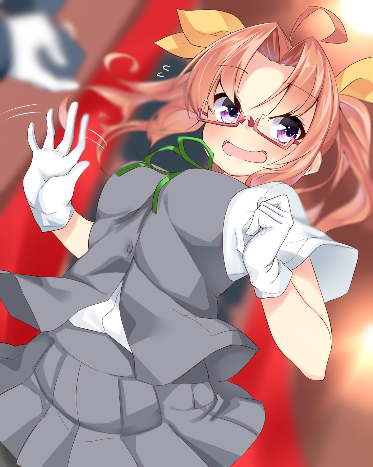 kagerou_(kancolle), kantai_collection, megane, nebusoku, seifuku