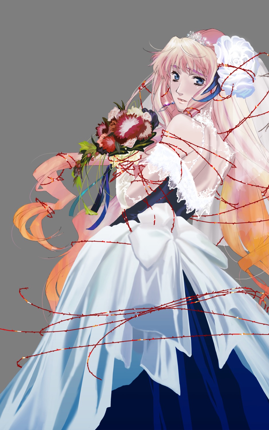 bondage, dress, macross, macross_frontier, no_bra, sheryl_nome, tagme, transparent_png
