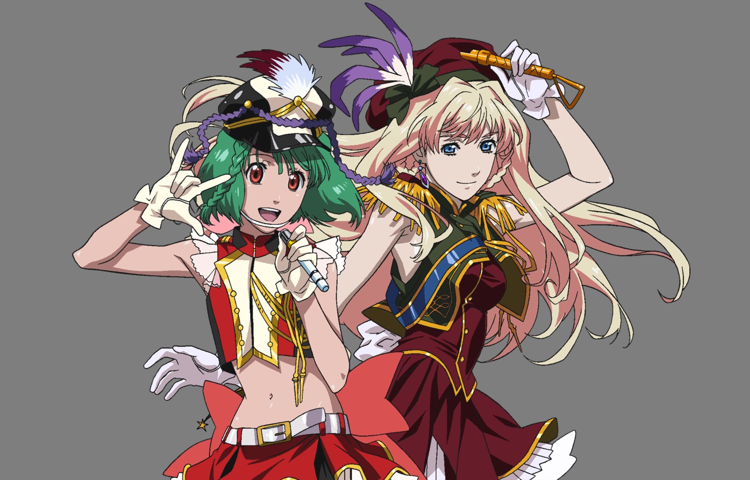 dress, macross, macross_frontier, ranka_lee, sheryl_nome, tagme, transparent_png