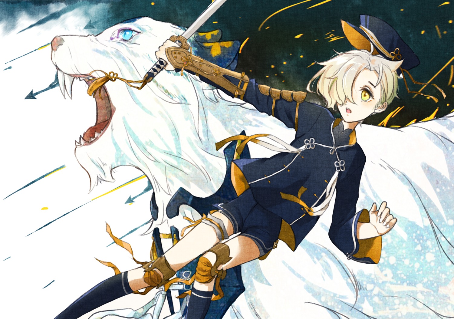 evomi, gokotai, male, sword, touken_ranbu, uniform