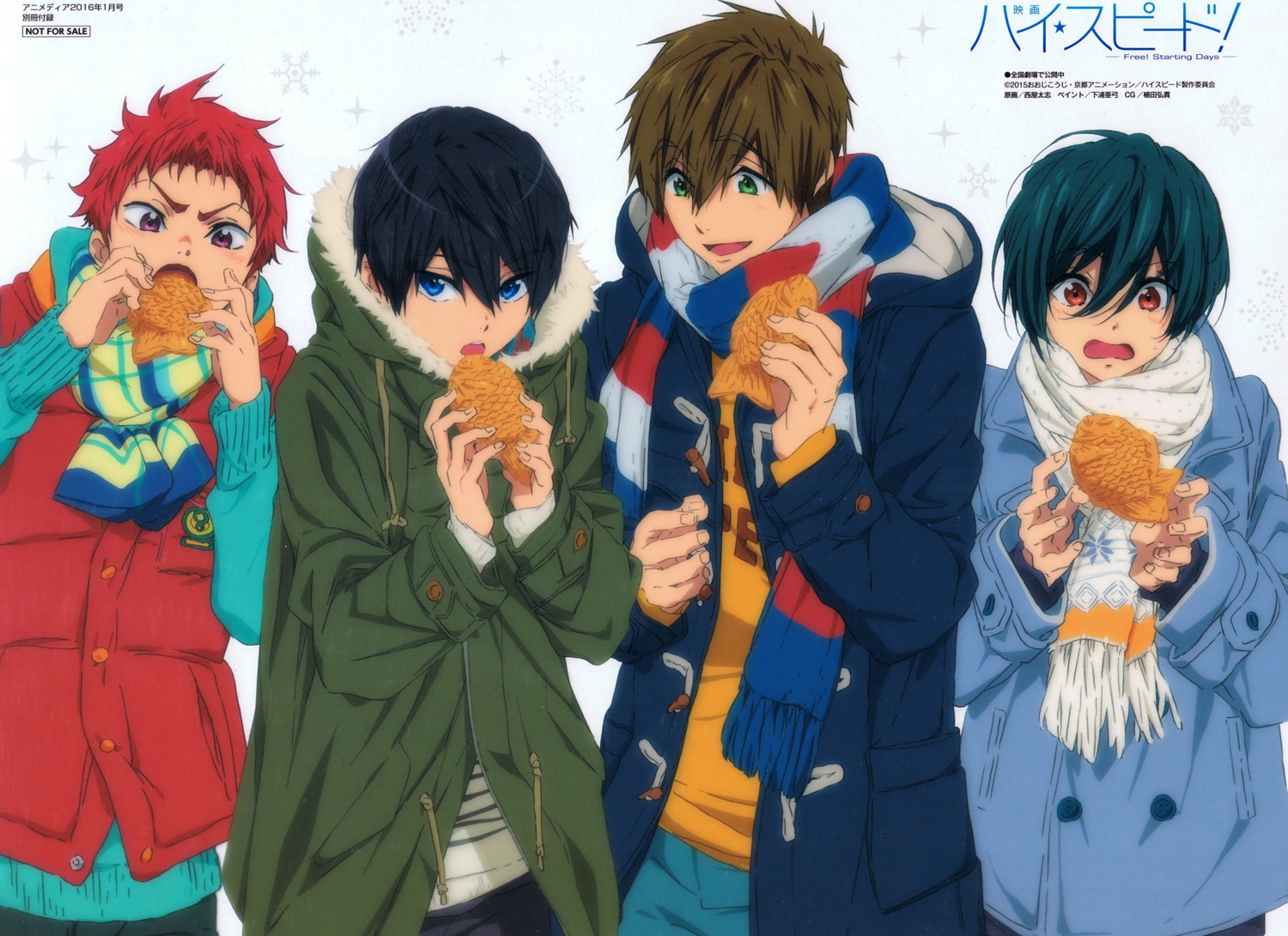 free!, high_speed!, kirishima_ikuya, male, nanase_haruka, nishiya_futoshi, shiina_asahi, tachibana_makoto