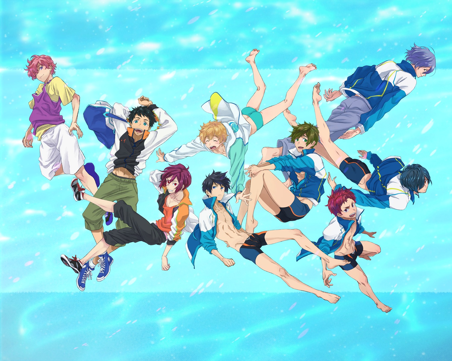 free!, hazuki_nagisa, high_speed!, kirishima_ikuya, male, matsuoka_rin, momoco, nanase_haruka, serizawa_nao, shigino_kisumi, shiina_asahi, tachibana_makoto, yamazaki_sousuke