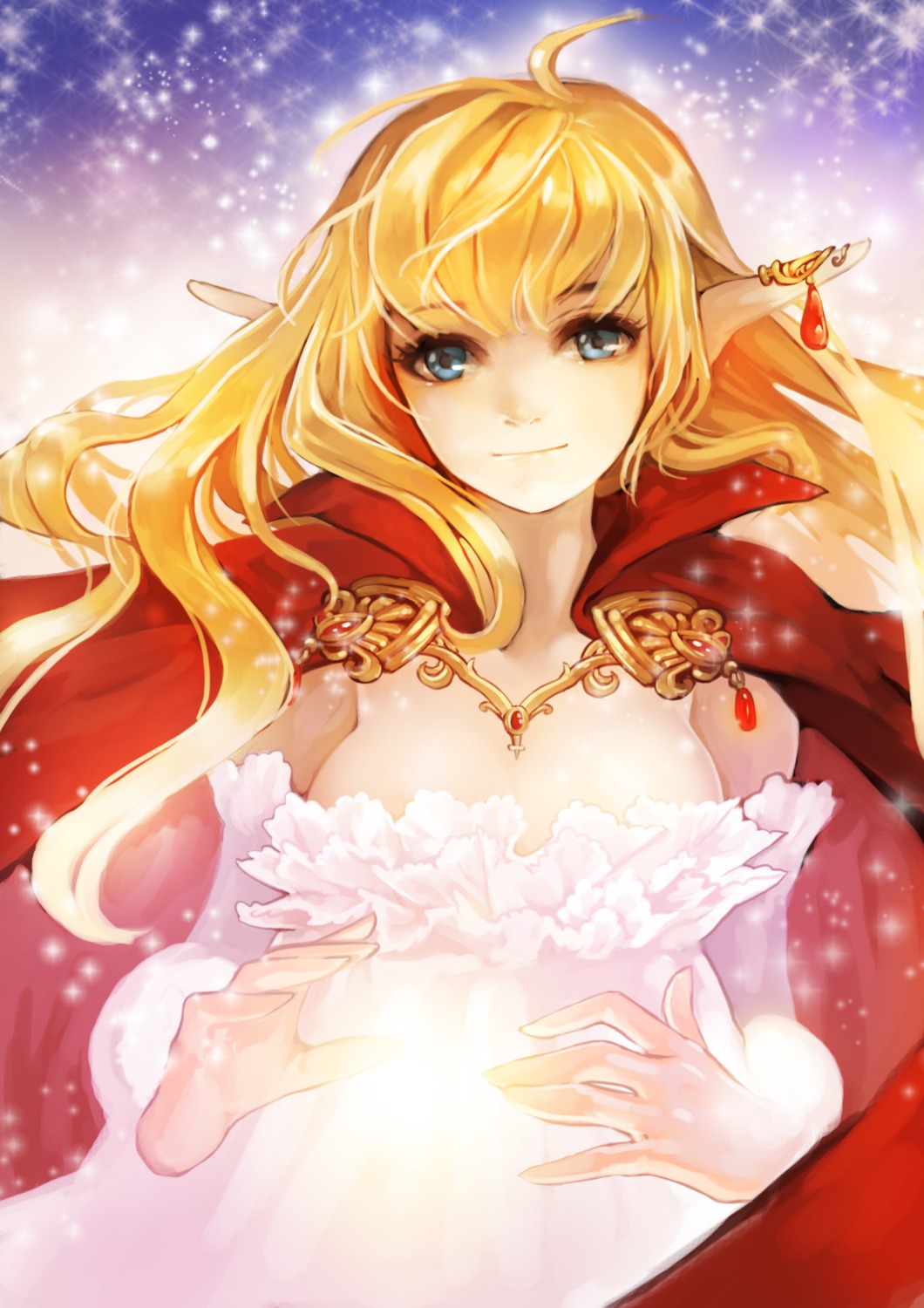 no_bra, pointy_ears, zzoggomini