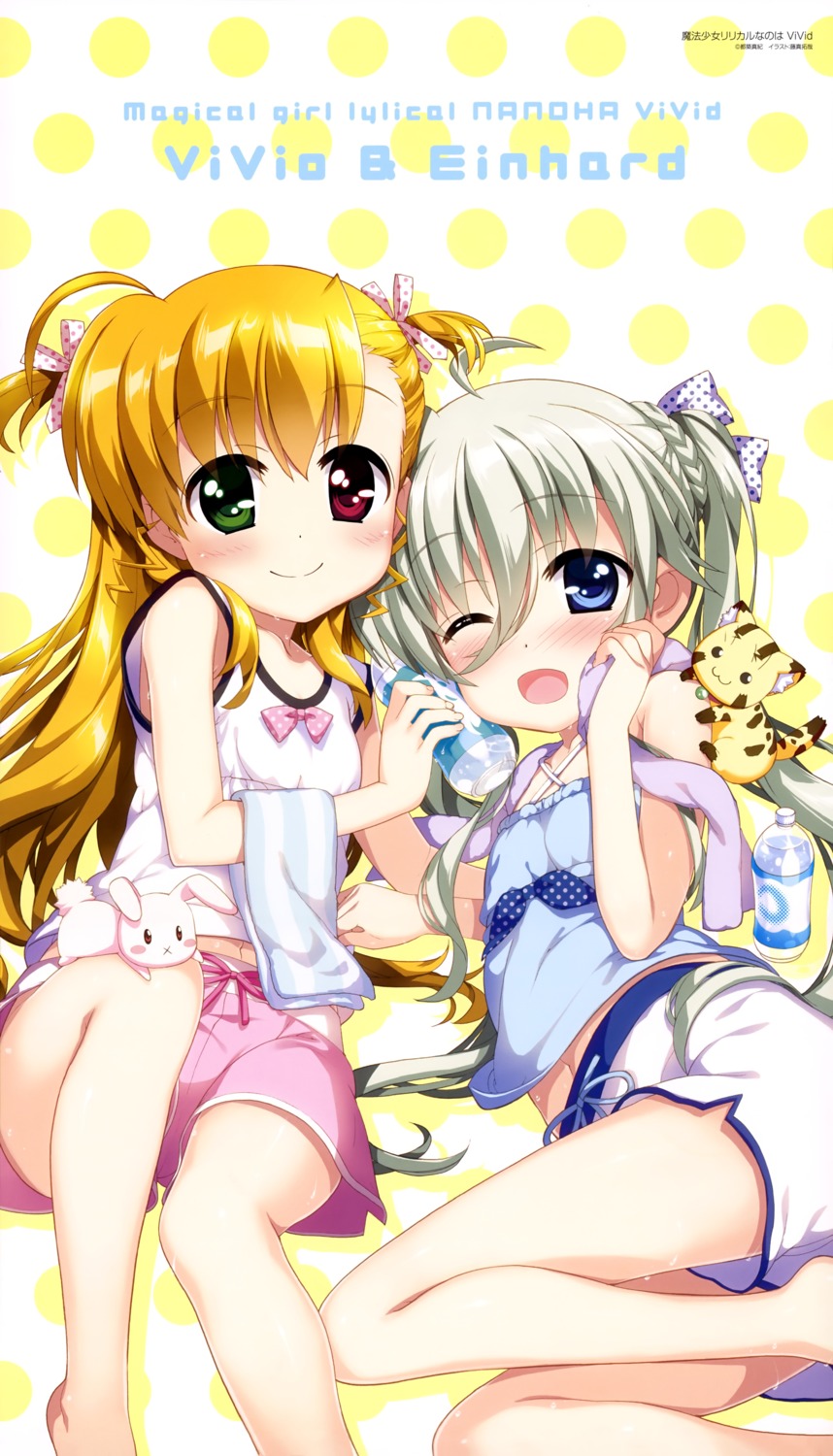 asteion, einhart_stratos, fujima_takuya, heterochromia, mahou_shoujo_lyrical_nanoha, mahou_shoujo_lyrical_nanoha_vivid, sacred_heart, vivio