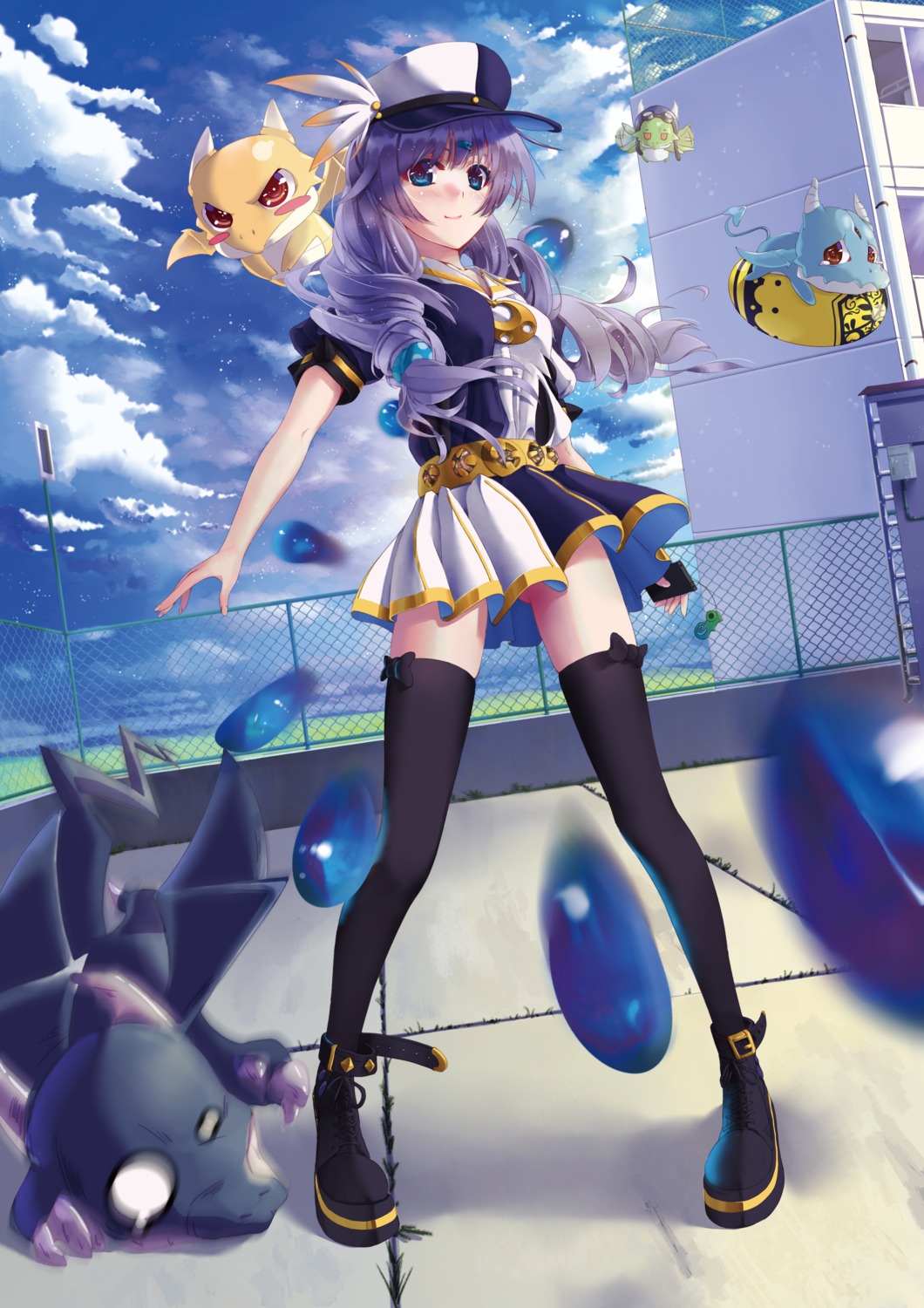 benghuai_xueyuan, honkai_impact, kiana_kaslana, nishiro_ryoujin, seifuku, thighhighs