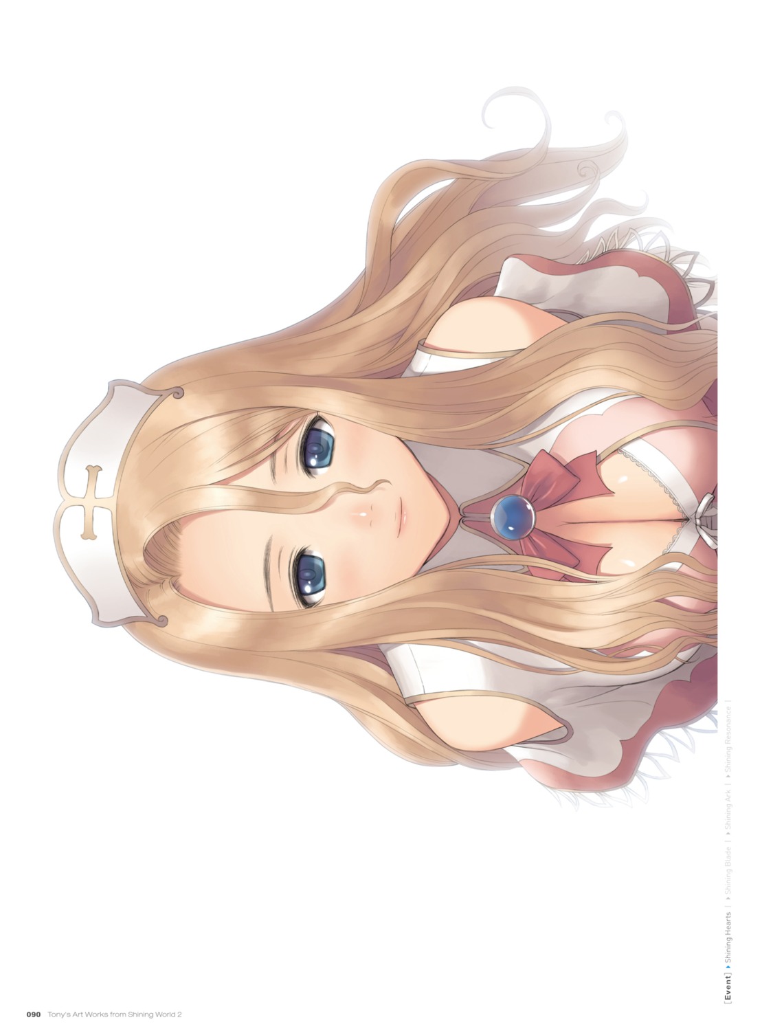 cleavage, digital_version, rufina_minas_windaria, sega, shining_hearts, shining_world, tony_taka