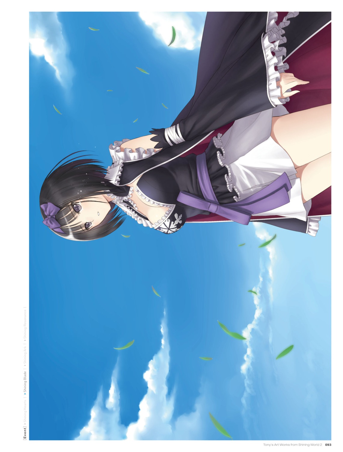 cleavage, digital_version, lolita_fashion, sega, shining_blade, shining_world, tony_taka, wa_lolita, yukihime_(shining_blade)