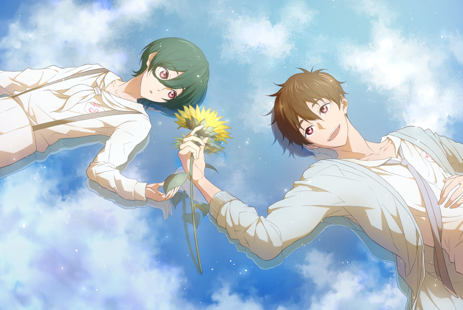 free!, high_speed!, kirishima_ikuya, kirishima_natsuya, male, runano