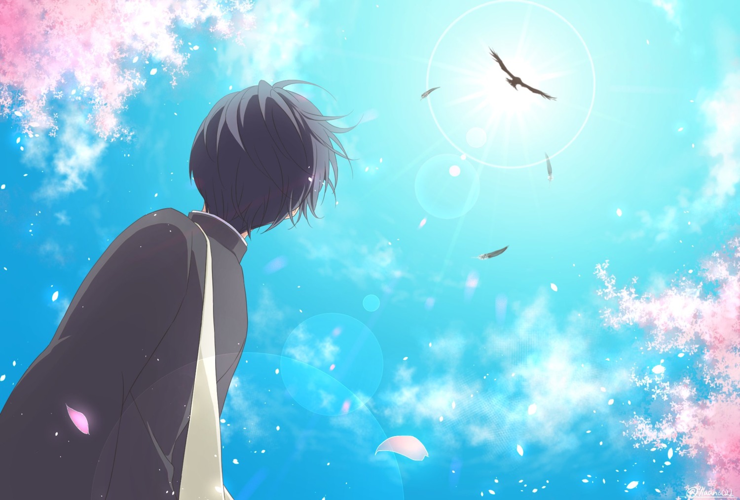 free!, high_speed!, male, nanase_haruka, runano, seifuku