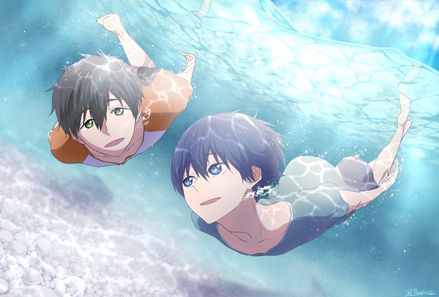 free!, high_speed!, male, nanase_haruka, runano, tachibana_makoto