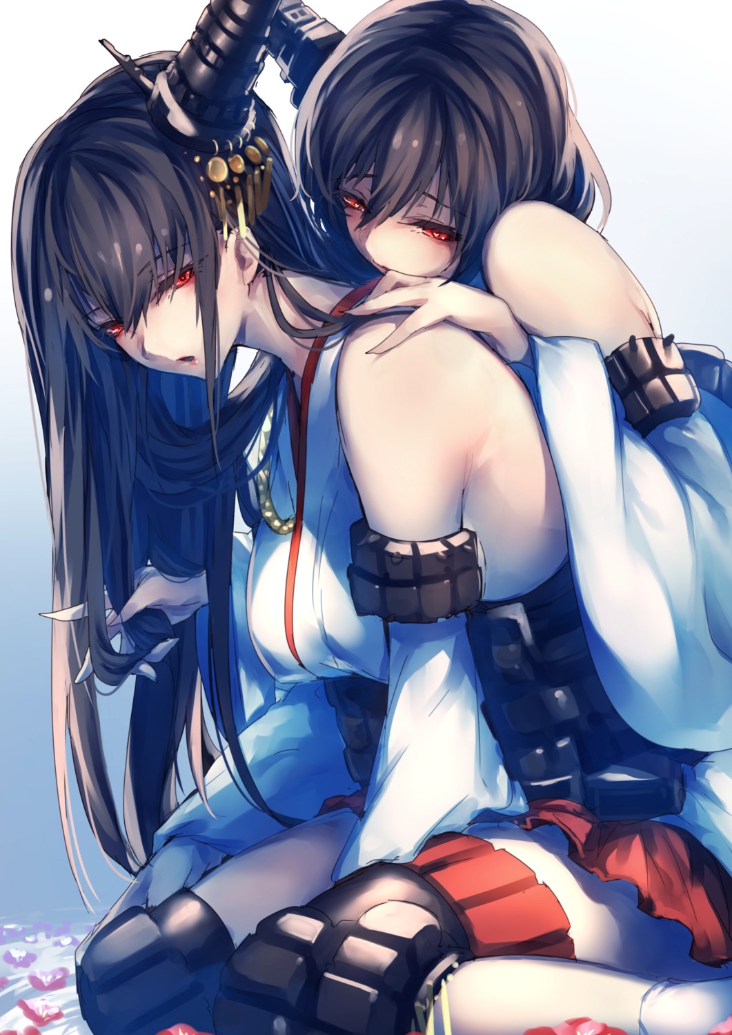 fusou_(kancolle), genyaky, kantai_collection, yamashiro_(kancolle), yuri