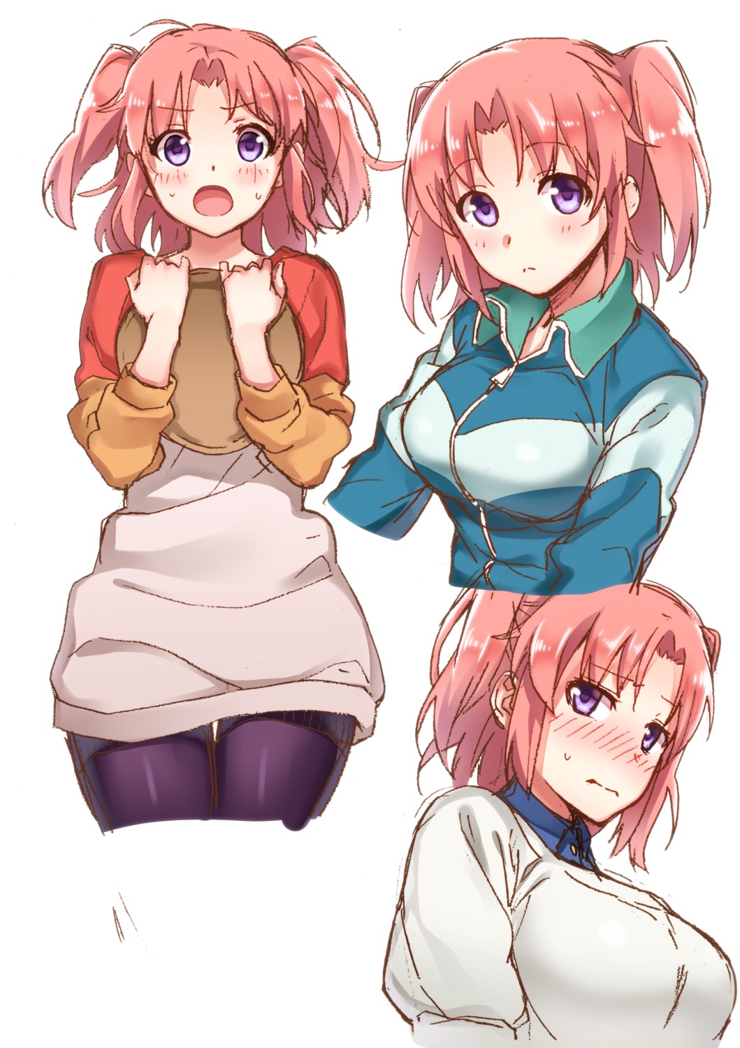 katto_(viking), mikakunin_de_shinkoukei, pantyhose, yonomori_kobeni