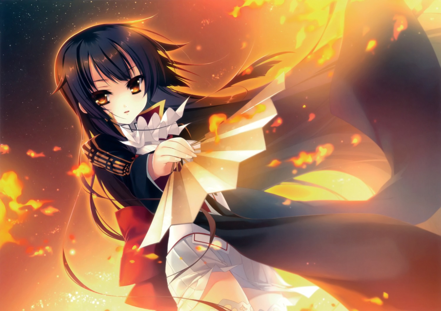 baseson, katagiri_hinata, oda_saburo_kuon_nobunaga, overfiltered, sengoku_koihime, thighhighs