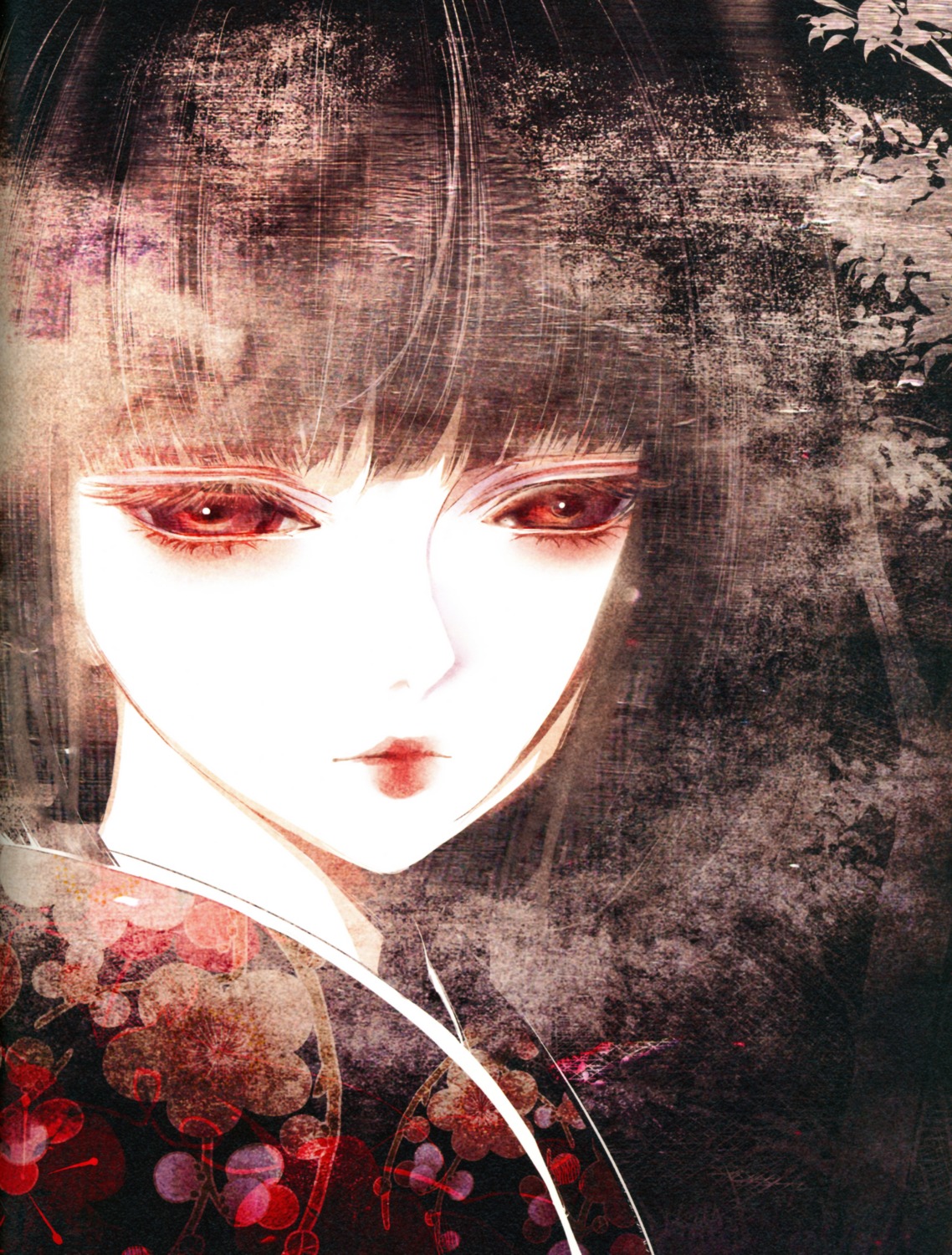 enma_ai, jigoku_shoujo, kimono, kiyohara_hiro