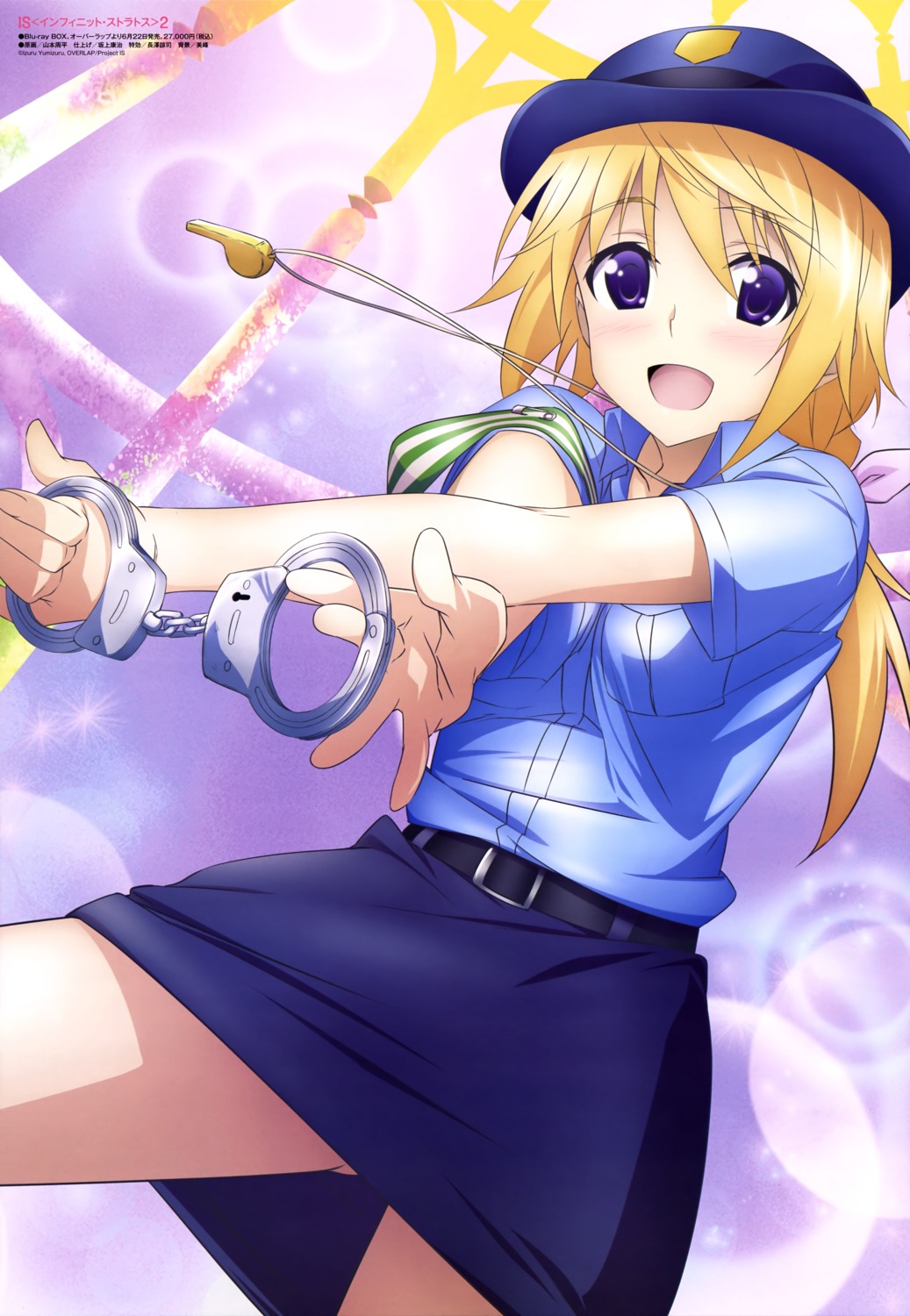 charlotte_dunois, infinite_stratos, police_uniform, yamamoto_shuuhei