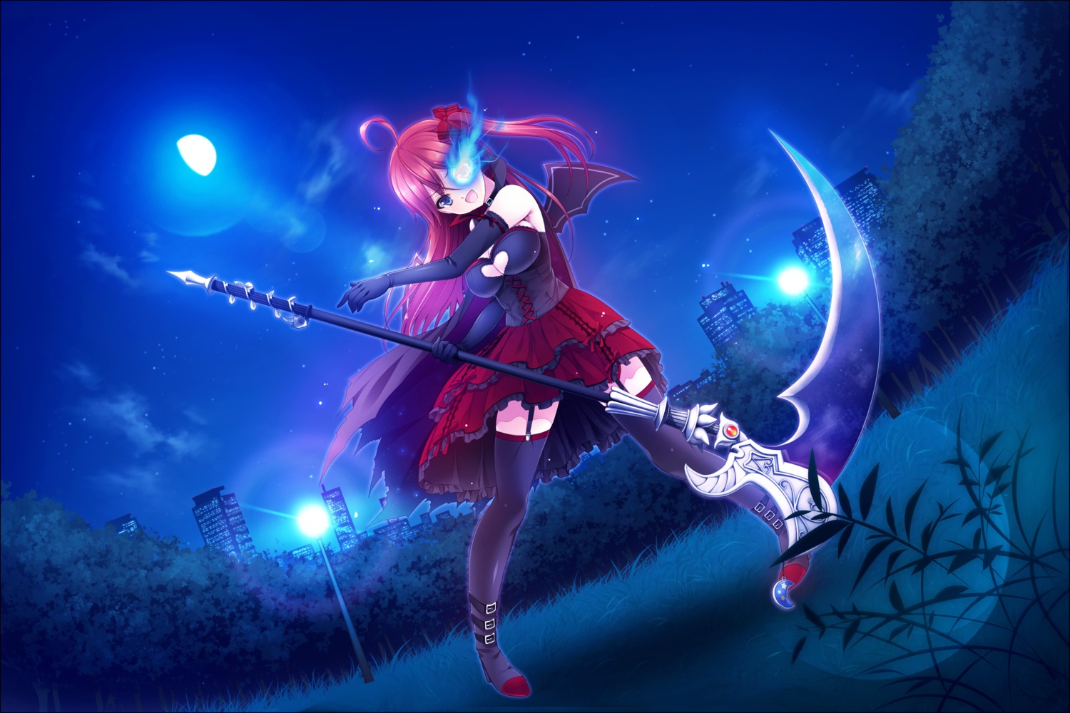 cleavage, crowe_(sugar-berry-syrup), dress, game_cg, gothic_lolita, heels, kyuuketsu_hime_no_libra, lolita_fashion