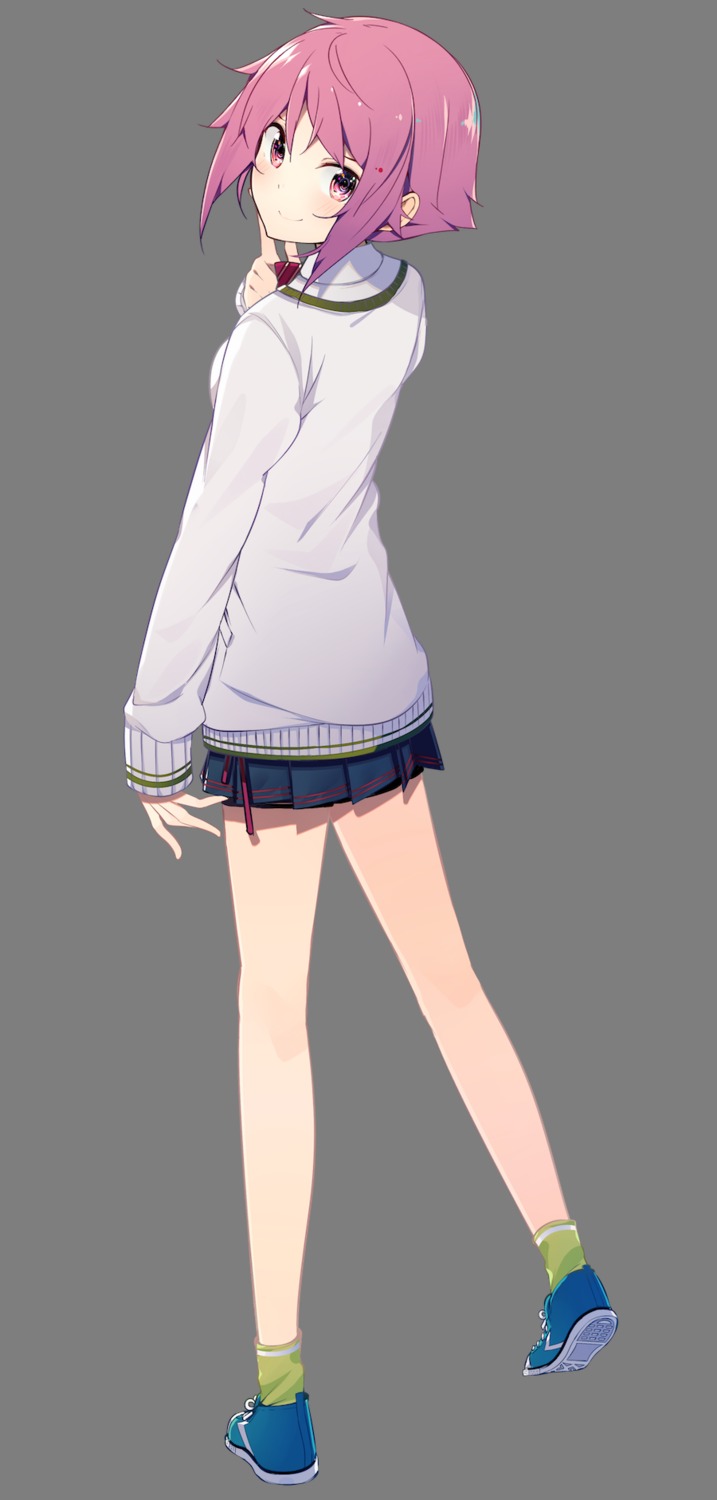 benio_(dontsugel), lack_girl, seifuku, sweater, transparent_png
