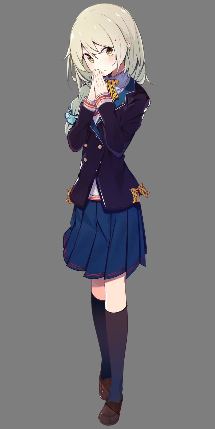 benio_(dontsugel), lack_girl, seifuku, transparent_png