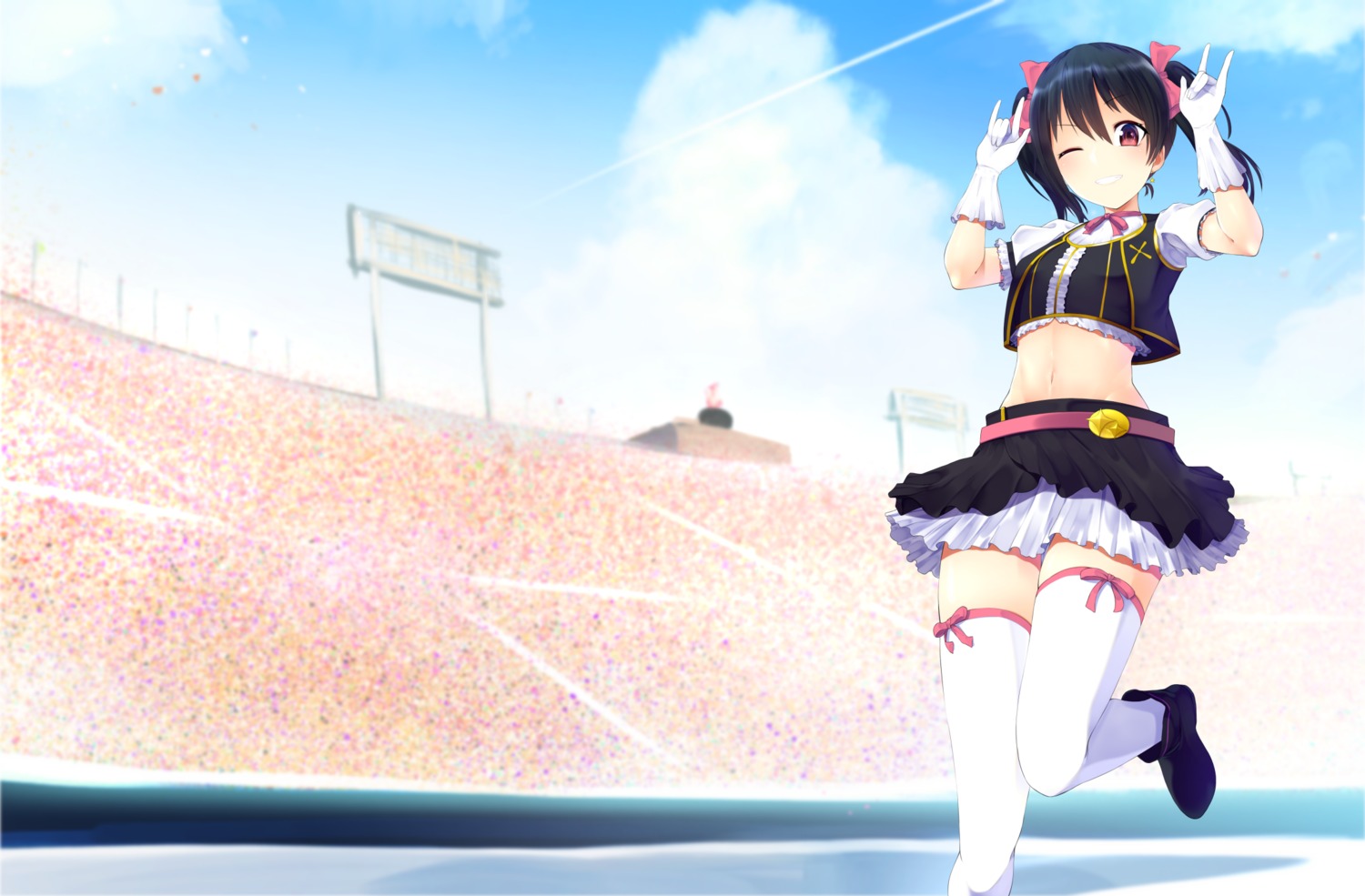 love_live!, love_live!_(series), nishinomiya_suzu, thighhighs, yazawa_nico