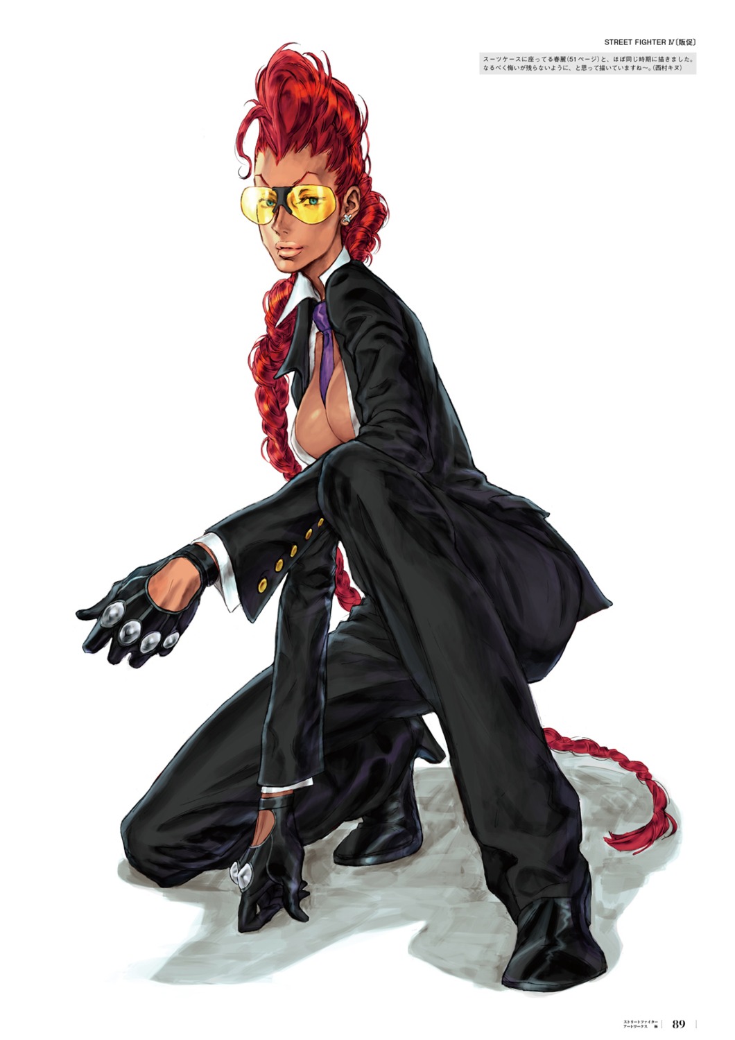 business_suit, crimson_viper, crossdress, digital_version, heels, megane, nishimura_kinu, no_bra