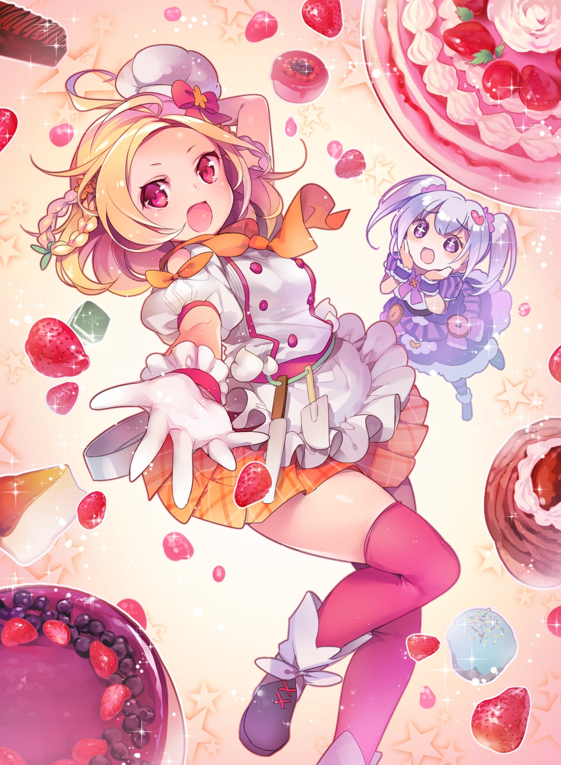 dress, flower_knight_girl, iberis, mg_kurino, thighhighs, yadorigi