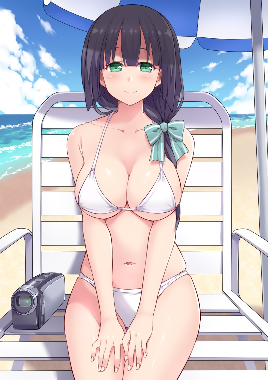 bikini, cleavage, hasu_(hk_works), swimsuits, tougou_mimori, underboob, yuuki_yuuna_wa_yuusha_de_aru