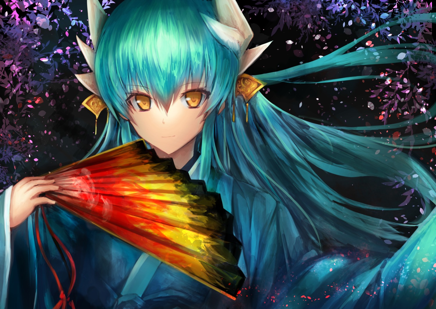 fate/grand_order, kaze_minoru_so-ru, kimono, kiyohime_(fate)