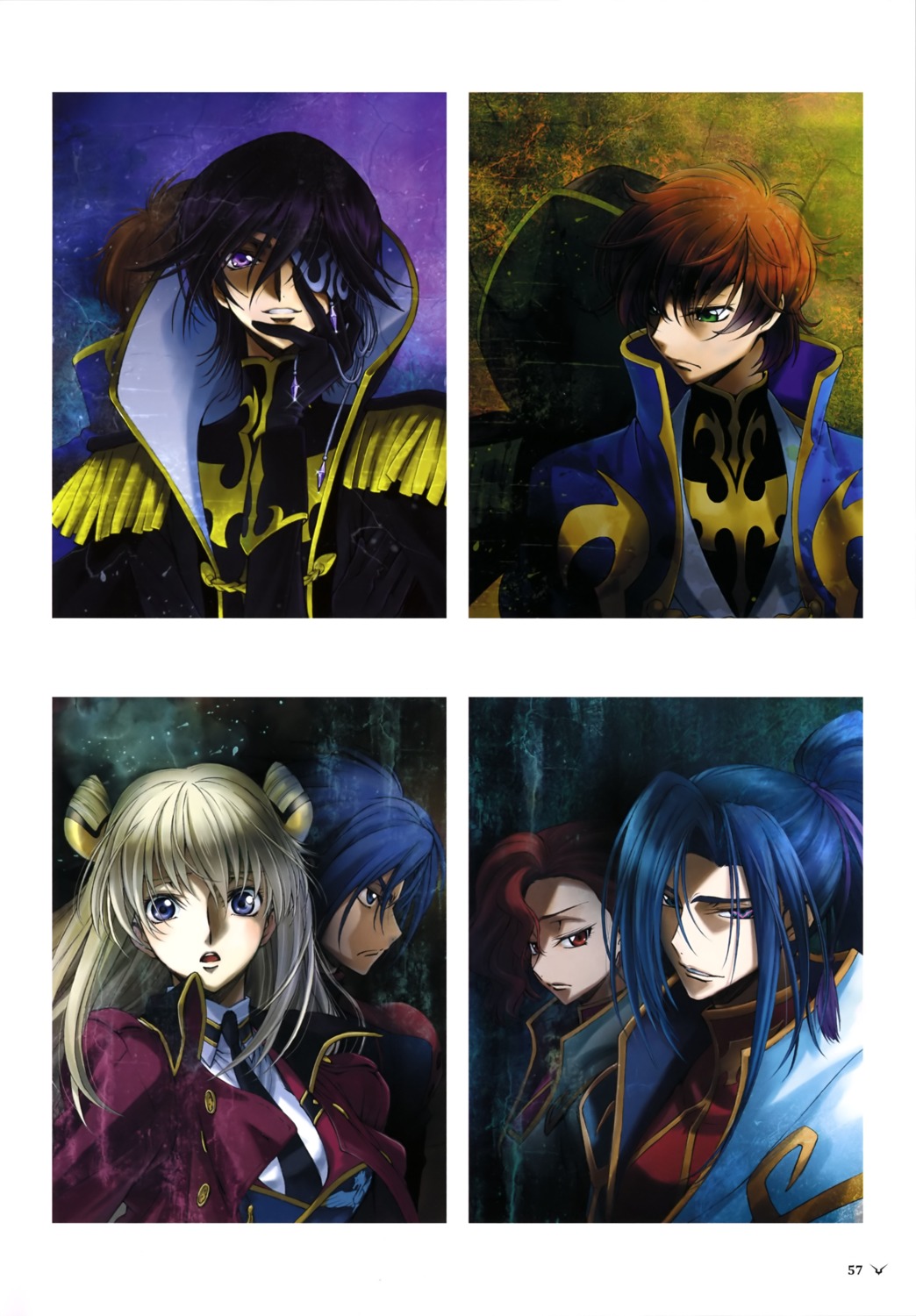 akito_the_exiled, code_geass, eyepatch, hyuuga_akito, jean_rowe, kururugi_suzaku, layla_markale, lelouch_lamperouge