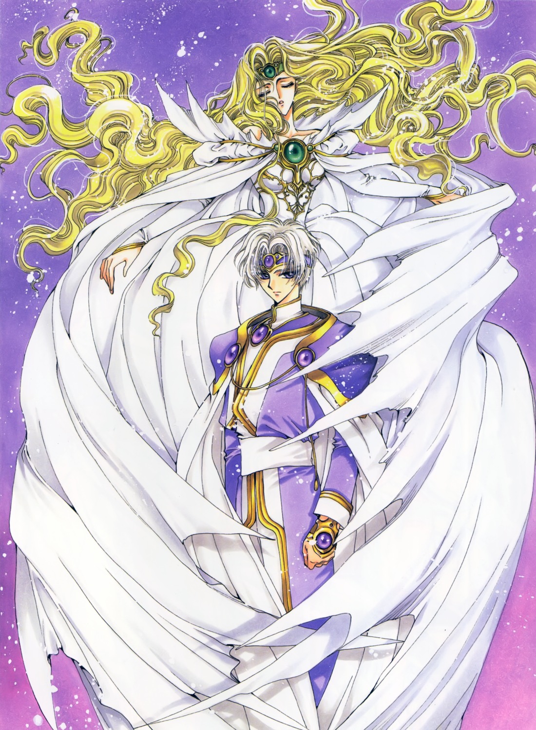 clamp, dress, eagle_vision, emeraude, magic_knight_rayearth