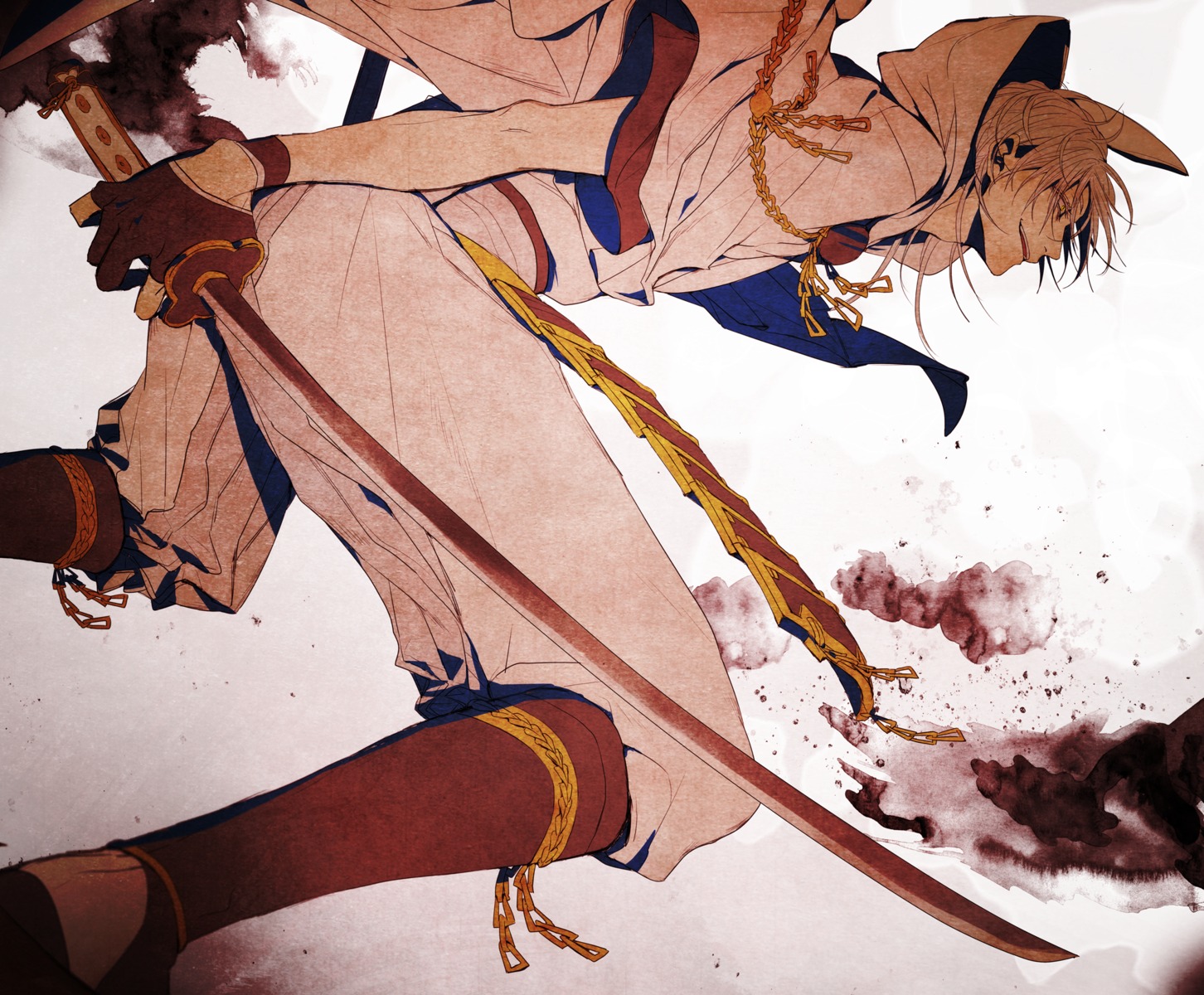 male, sumi_(38page), touken_ranbu, tsurumaru_kuninaga