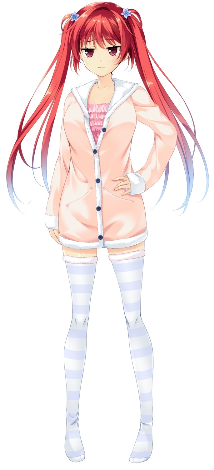 houkiboshi_hikari, miagete_goran_yozora_no_hoshi_wo, pulltop, thighhighs, yashima_takahiro