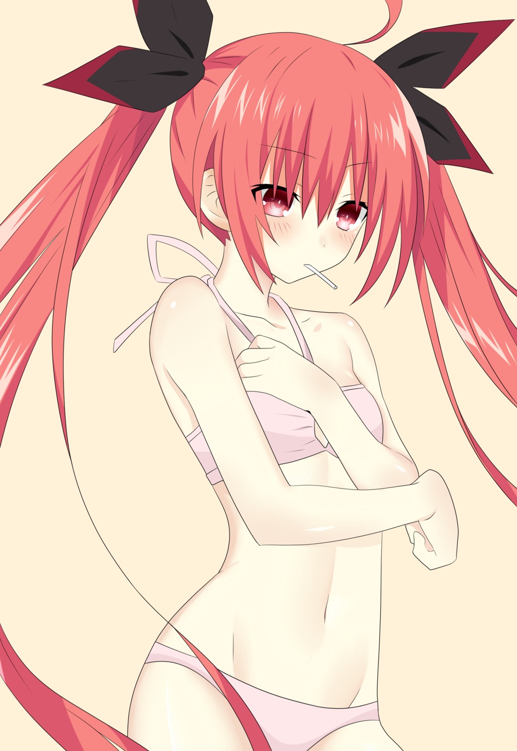 bikini, breast_hold, date_a_live, itsuka_kotori, qing_cui, swimsuits