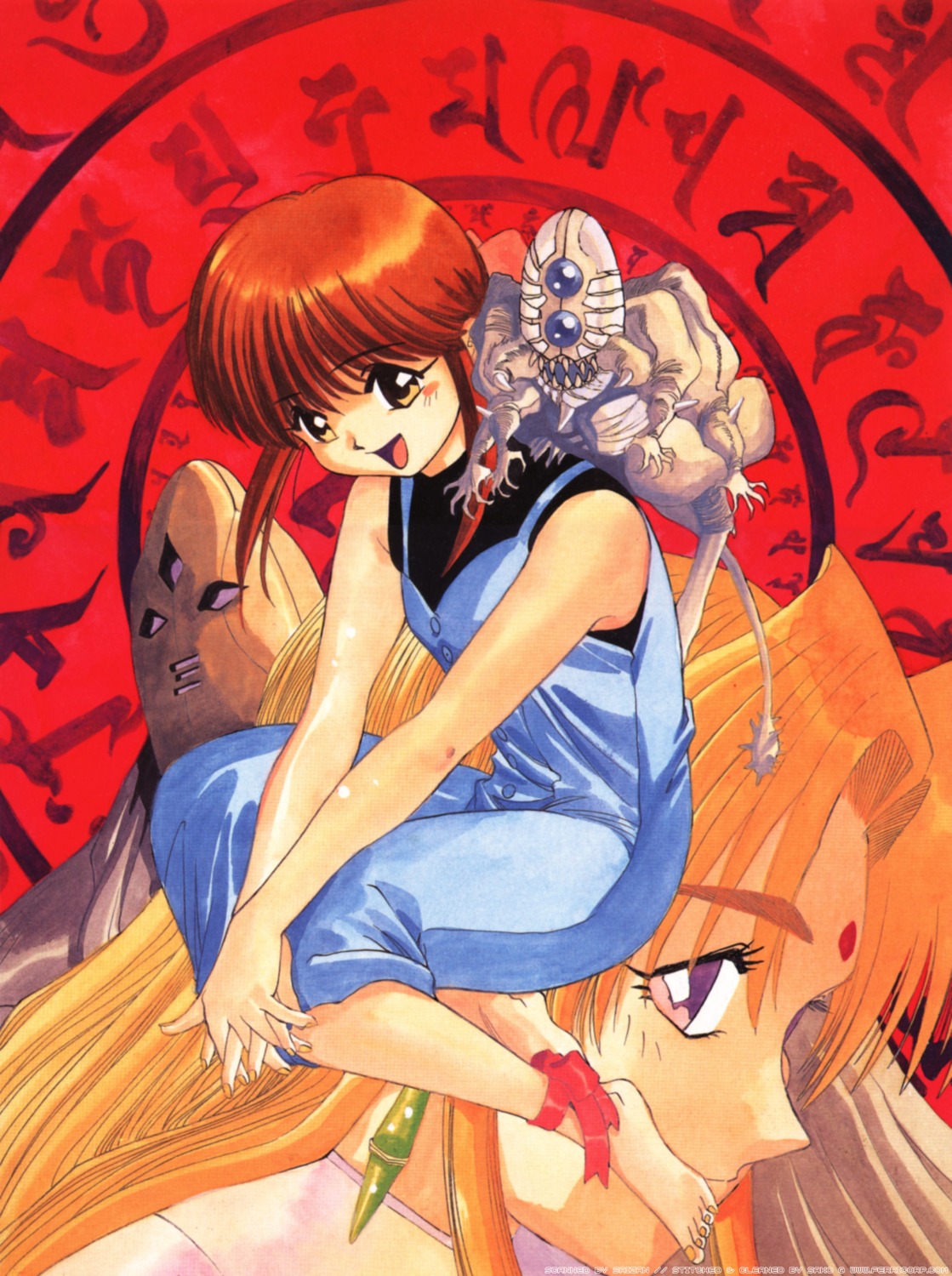 3x3_eyes, ayanokouji_pai, dress, takada_yuuzou, watermark