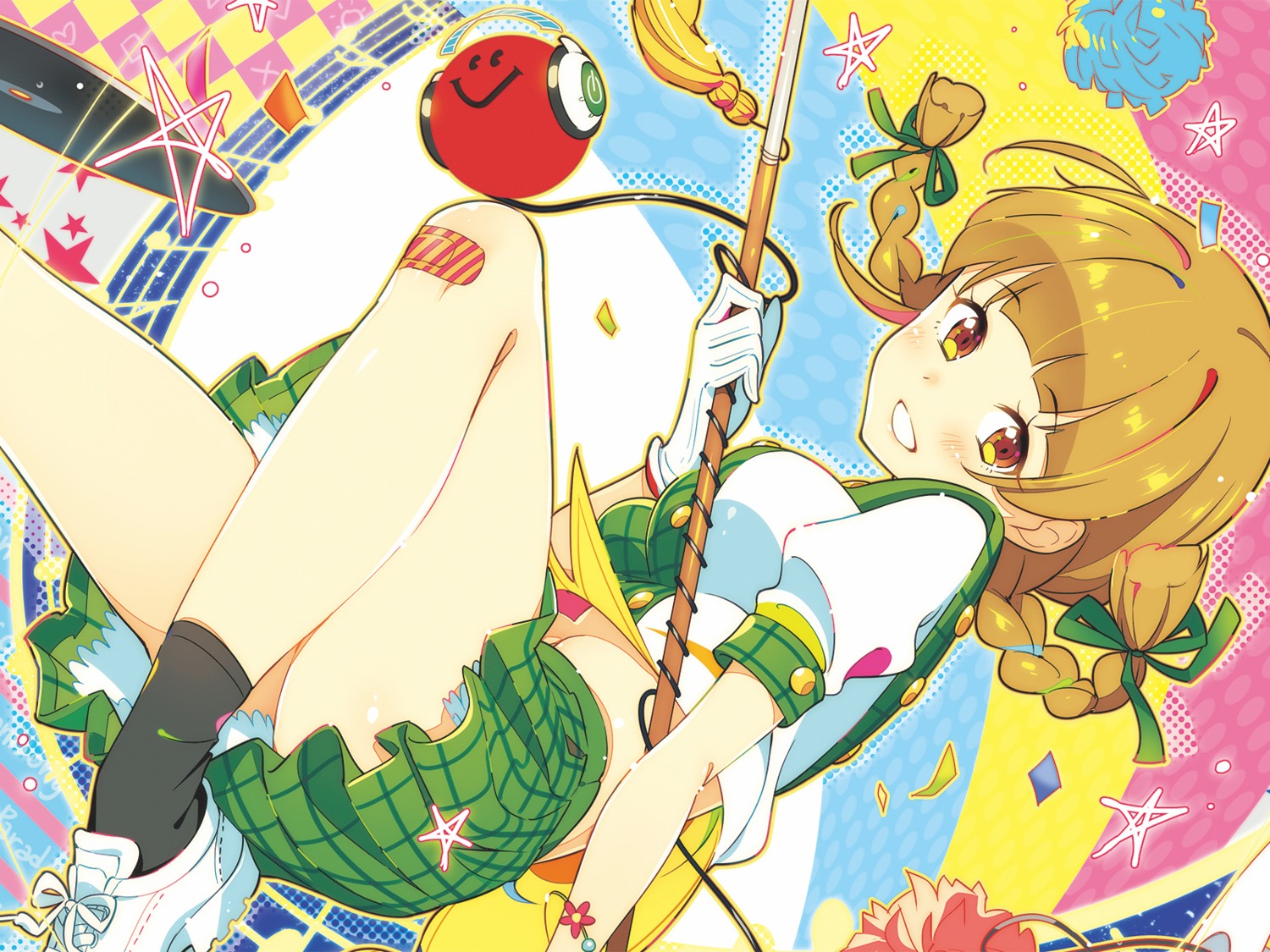bandaid, headphones, wallpaper, zpolice