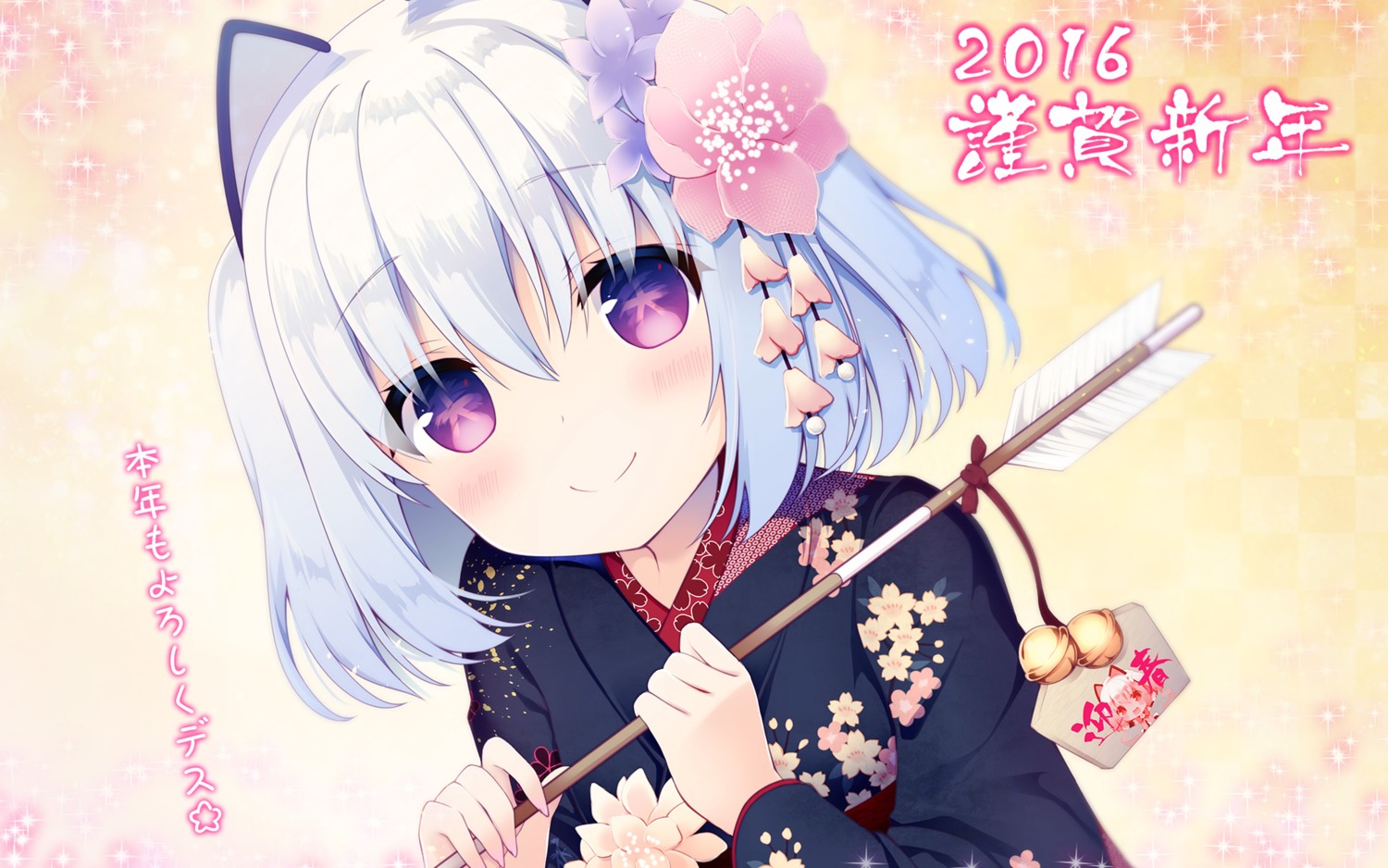 1000-chan, kanora, kimono, oizumi, wallpaper