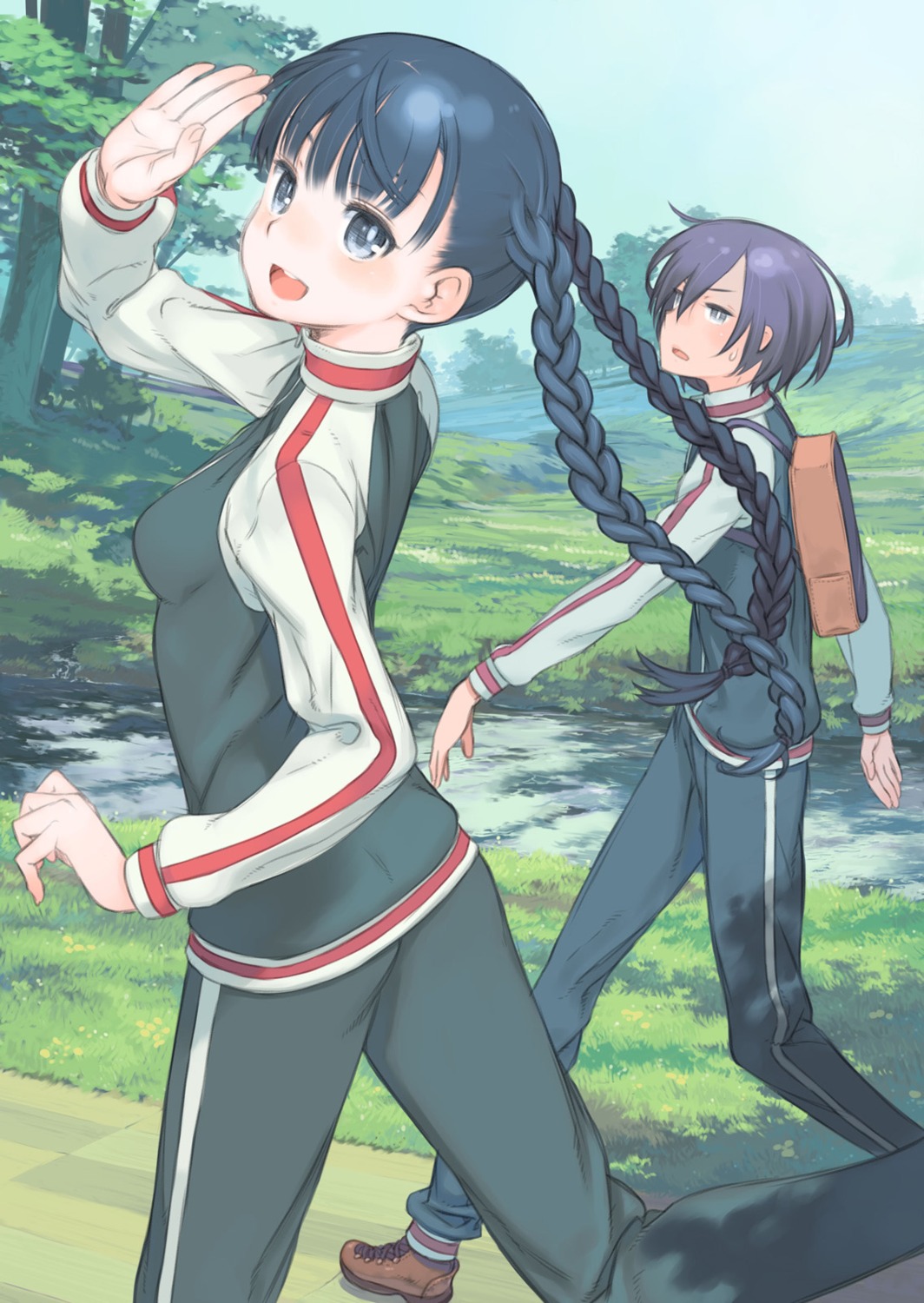 allison_to_lillia, gym_uniform, kuroboshi_kouhaku