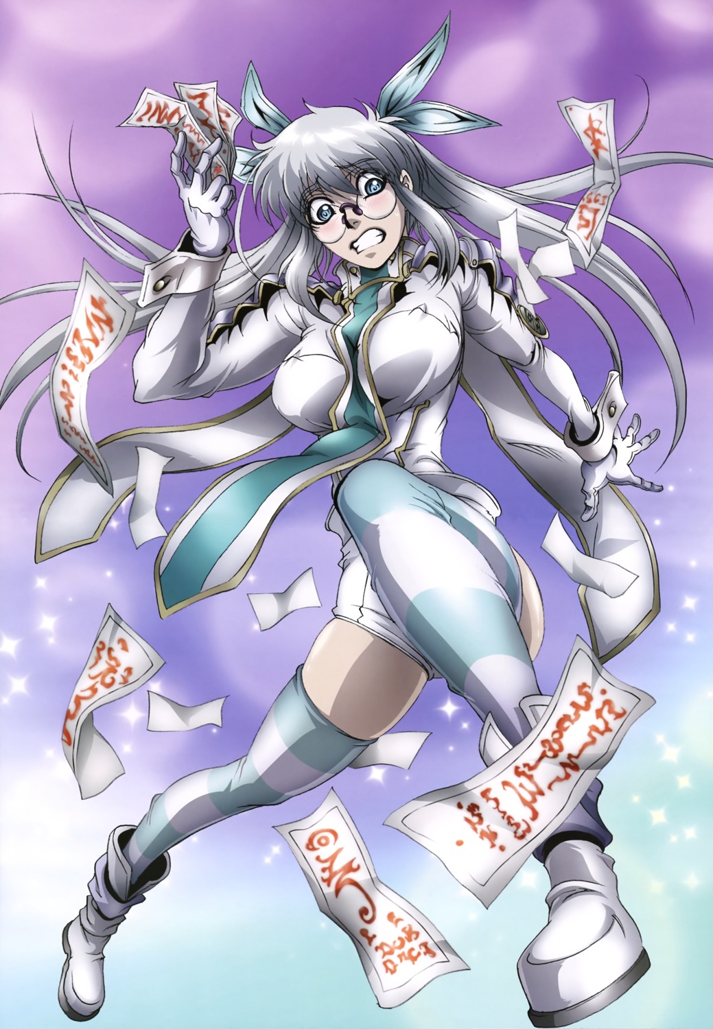 drifters, megane, olmine, thighhighs, uniform
