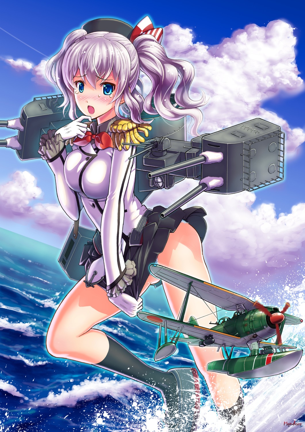 kantai_collection, kashima_(kancolle), number10_(hagakure), pantsu, uniform