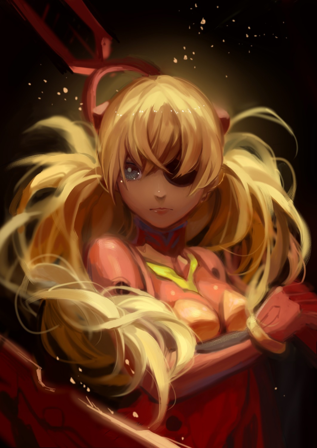 bodysuit, eyepatch, neon_genesis_evangelion, ryuuwa, souryuu_asuka_langley