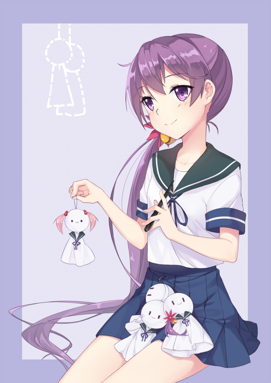 akebono_(kancolle), kantai_collection, seifuku, transistor