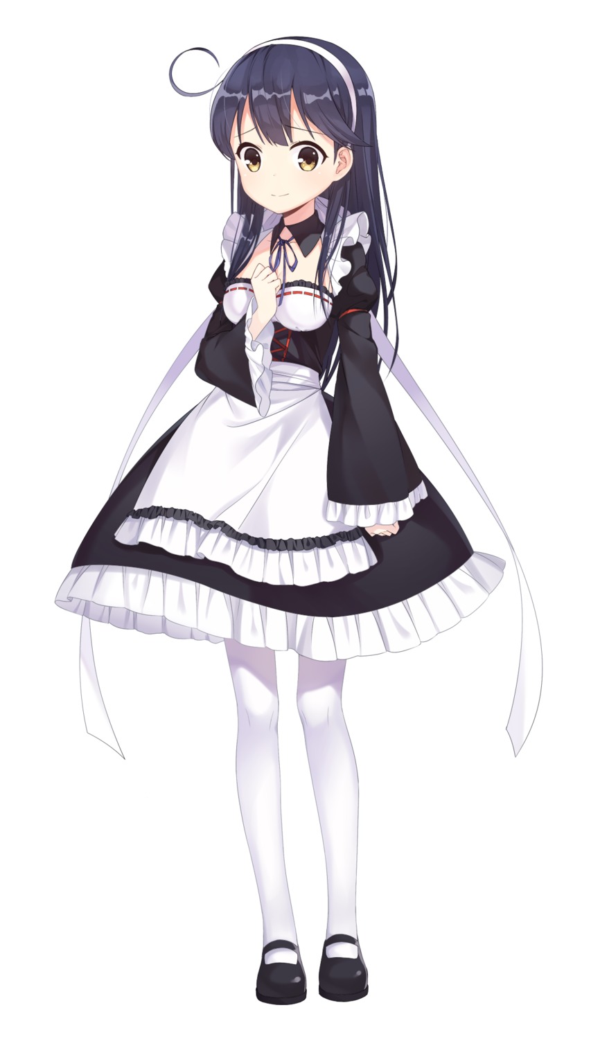 kantai_collection, maid, transistor, ushio_(kancolle)